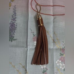 Michael Kors Brown Tassel Key Holder